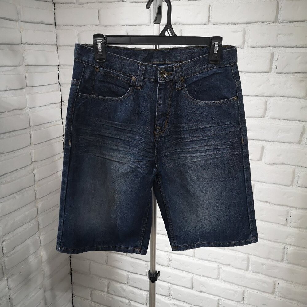 Paper Denim & Cloth Youth's Size 16 Medium Wash Longer Wide Leg Shorts